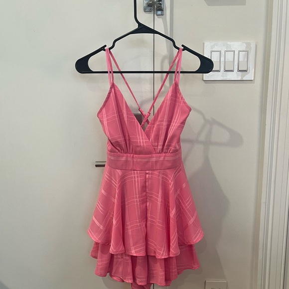 Pink Ruffle Romper - Picture 3 of 6